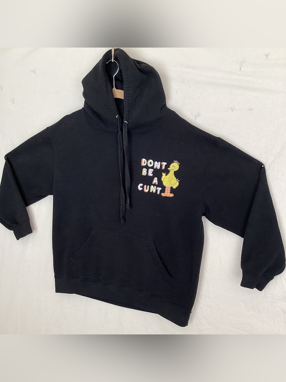 A-holeś live forever don’t be a €unt hoodie sweatshirt big bird - Picture 6 of 10